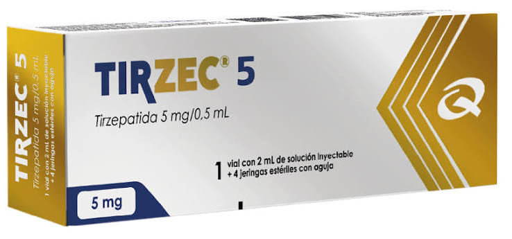 Tirzepatida Tirzec 20mg/vial (1 vial = 20mg) {REFRIGERADO} Quimfa