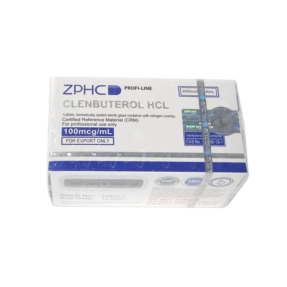 Clembuterol HCL 100mcg (injetável) ZPHC