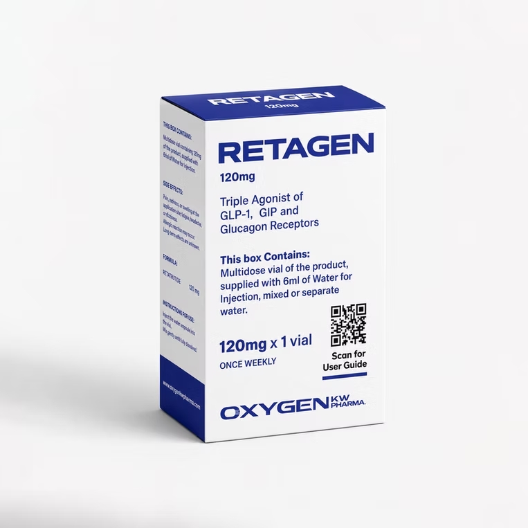 Retatrutida 120mg/vial (1 vial = 120mg) {REFRIGERADO} OxygenKW