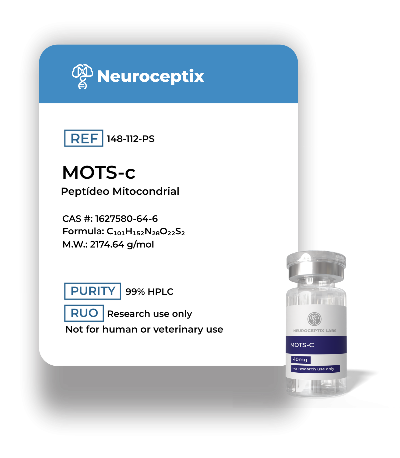 MOTS-C 40mg Neuroceptix